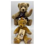 Pair of Merrythought Mohair Teddy Bears