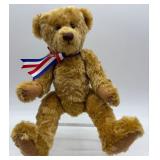 Pair of Handmade Mohair Teddy Bears by Betty Suarez & Barbara Trowel