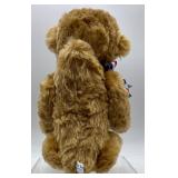 Pair of Handmade Mohair Teddy Bears by Betty Suarez & Barbara Trowel