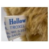 Pair of Handmade Mohair Teddy Bears by Betty Suarez & Barbara Trowel