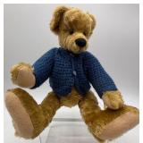 Pair of Handmade Mohair Teddy Bears by Betty Suarez & Barbara Trowel