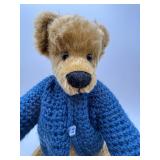 Pair of Handmade Mohair Teddy Bears by Betty Suarez & Barbara Trowel