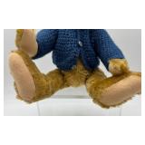 Pair of Handmade Mohair Teddy Bears by Betty Suarez & Barbara Trowel