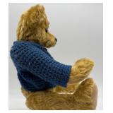 Pair of Handmade Mohair Teddy Bears by Betty Suarez & Barbara Trowel