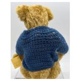 Pair of Handmade Mohair Teddy Bears by Betty Suarez & Barbara Trowel