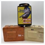 Collection of Vintage Paper Dolls and Retro Themed Tins