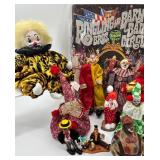 Vintage Ringling Bros and Barnum & Bailey Circus Clown Figurine Collection