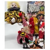 Vintage Ringling Bros and Barnum & Bailey Circus Clown Figurine Collection