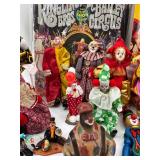 Vintage Ringling Bros and Barnum & Bailey Circus Clown Figurine Collection