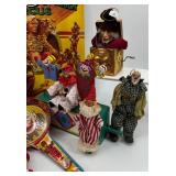 Vintage Ringling Bros and Barnum & Bailey Circus Clown Figurine Collection