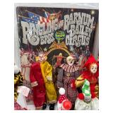 Vintage Ringling Bros and Barnum & Bailey Circus Clown Figurine Collection