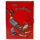 Set of Vintage Collectibles: Miniature Cash Register, Children