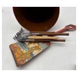 Set of Vintage Collectibles: Miniature Cash Register, Children