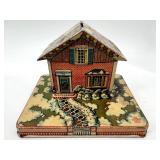 Set of 4 Vintage Metal Coin Banks with Classic Designs