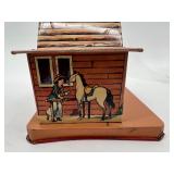 Set of 4 Vintage Metal Coin Banks with Classic Designs