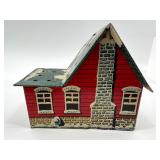 Set of 4 Vintage Metal Coin Banks with Classic Designs