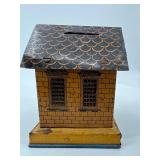 Set of 4 Vintage Metal Coin Banks with Classic Designs