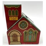 Set of 4 Vintage Tin Litho Coin Banks by U.S. Metal Toy Manufacturing