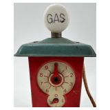 Vintage Tin Litho Pony Express Gas Station Playset