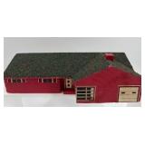 Vintage Tin Litho Pony Express Gas Station Playset