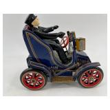 Set of 2 Vintage Tin Toy Cars from Japan - Lever Action Design