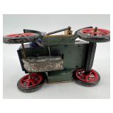 Set of 2 Vintage Tin Toy Cars from Japan - Lever Action Design