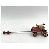 Set of 2 Vintage Tin Toy Cars from Japan - Lever Action Design