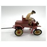 Set of 2 Vintage Tin Toy Cars from Japan - Lever Action Design