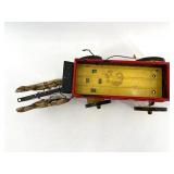 Set of 3 Vintage Northwestern Tin Horse-Drawn Carriages and Wagons