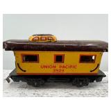 Vintage Tin Toy Train Collection with Cable Cars and Coaches