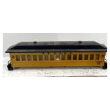 Vintage Tin Toy Train Collection with Cable Cars and Coaches
