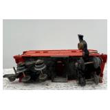 Vintage Tin Toy Train Collection with Cable Cars and Coaches