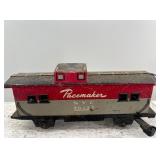 Vintage Tin Toy Train Collection with Cable Cars and Coaches