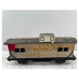 Vintage Tin Toy Train Collection with Cable Cars and Coaches