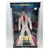 Elvis Presley Collectible Figurine and Ornament Set with Matchbox Cars