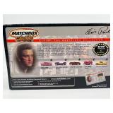 Elvis Presley Collectible Figurine and Ornament Set with Matchbox Cars