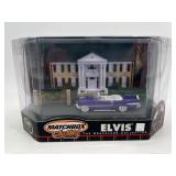 Elvis Presley Collectible Figurine and Ornament Set with Matchbox Cars