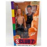 Collection of 5 Pop Star Dolls Including Justin Bieber, Aaron Carter, and S Club 7