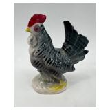 Assorted Chicken-Shaped Ceramic and Glass Decorative Dishes