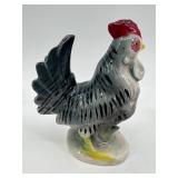 Assorted Chicken-Shaped Ceramic and Glass Decorative Dishes