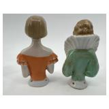 Set of 4 Vintage Porcelain Half Dolls
