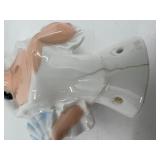 Set of 3 Vintage Porcelain Half-Doll Figurines