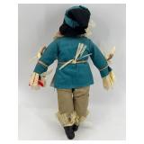 Set of Wizard of Oz Collectible Dolls: Cowardly Lion, Scarecrow, and Tin Man