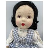 Pair of Felt Madame Alexander Dolls - Dorothy and Glinda