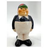 Alice in Wonderland Tweedledee and Mad Hatter Ceramic Figurines