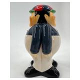 Alice in Wonderland Tweedledee and Mad Hatter Ceramic Figurines