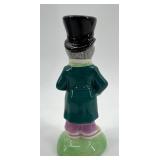 Alice in Wonderland Tweedledee and Mad Hatter Ceramic Figurines