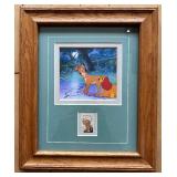 Lady and the Tramp Disney Collectible Set with Frame, Figurine, and Glasses