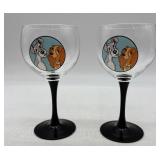 Lady and the Tramp Disney Collectible Set with Frame, Figurine, and Glasses