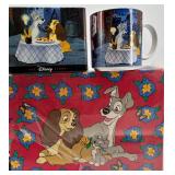 Disney Lady and the Tramp Collectible Set with DVDs, Mugs, Stationary and Figurines